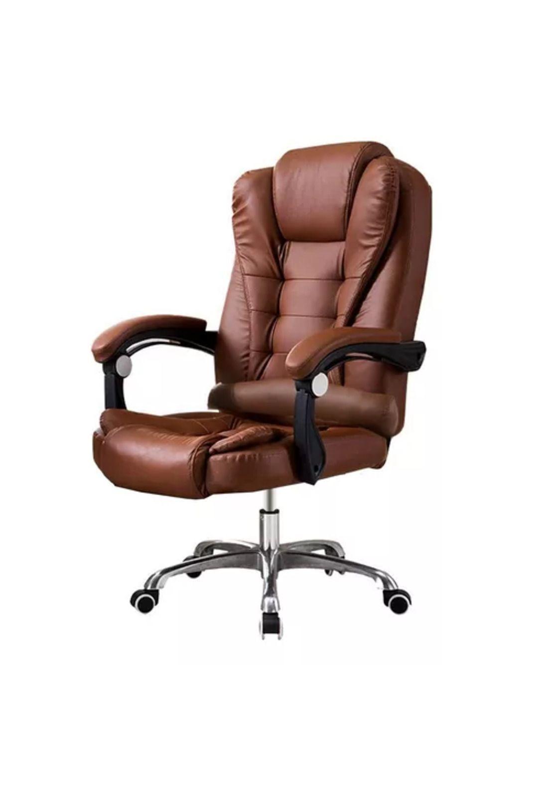 Silla de escritorio Lumax Miles ZGS-959-SA ergonómica color marrón-1