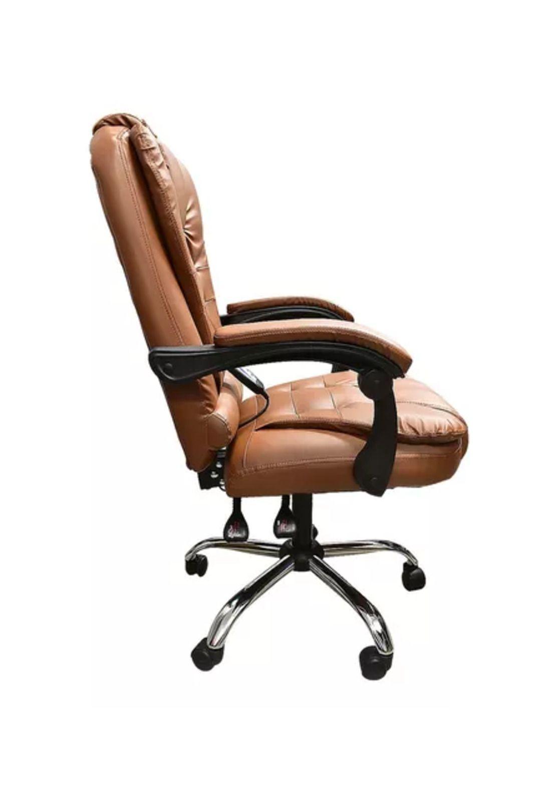Silla de escritorio Lumax Miles ZGS-959-SA ergonómica color marrón-2