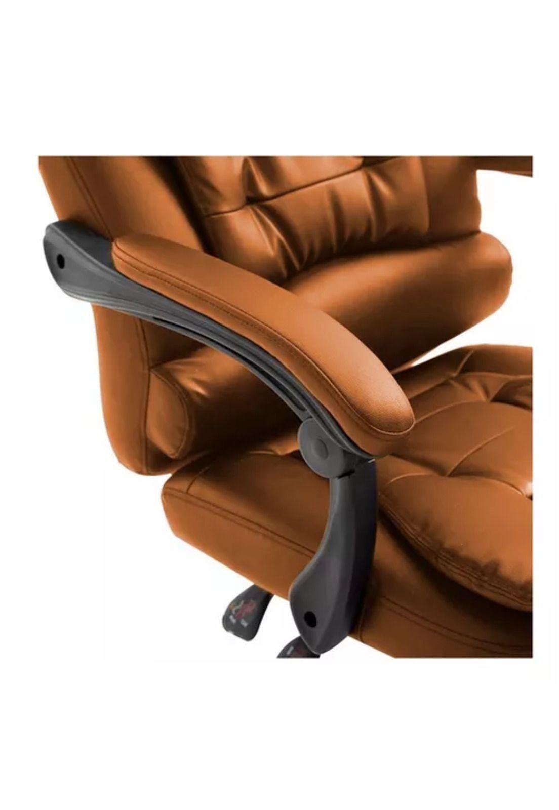 Silla de escritorio Lumax Miles ZGS-959-SA ergonómica color marrón-6