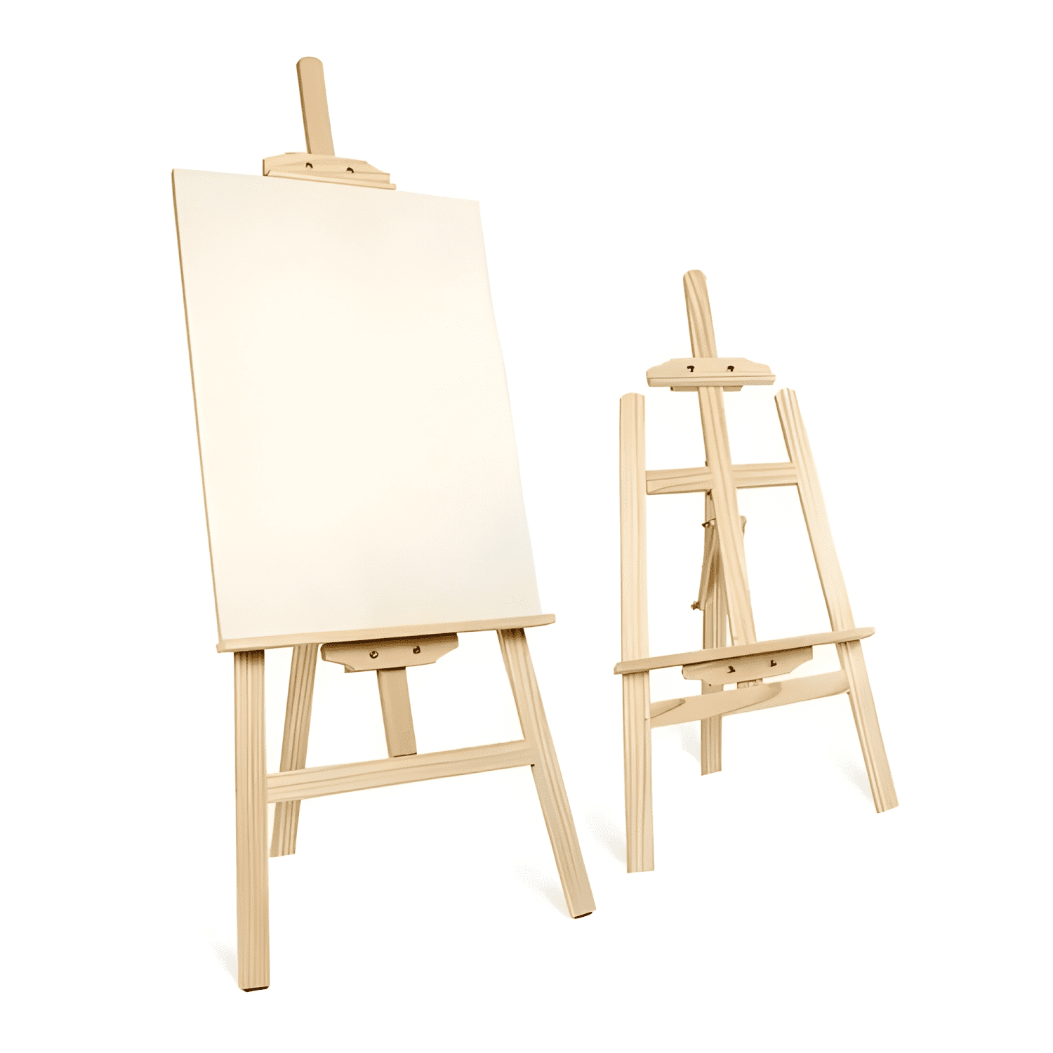 Atril caballete para pintar infantil ajustable madera 70cm-2