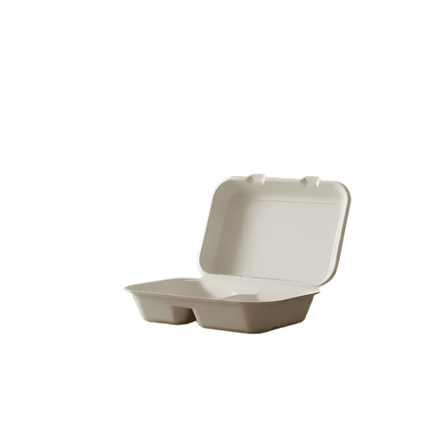 Envase biodegradable 2 div colación y comida 50u-0