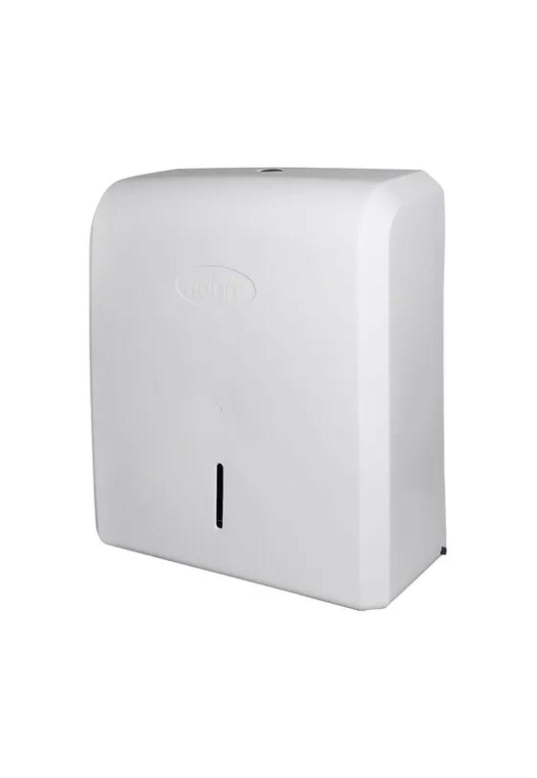 Dispensador para Toalla Interfoliada Corto Blanco Clásico-2