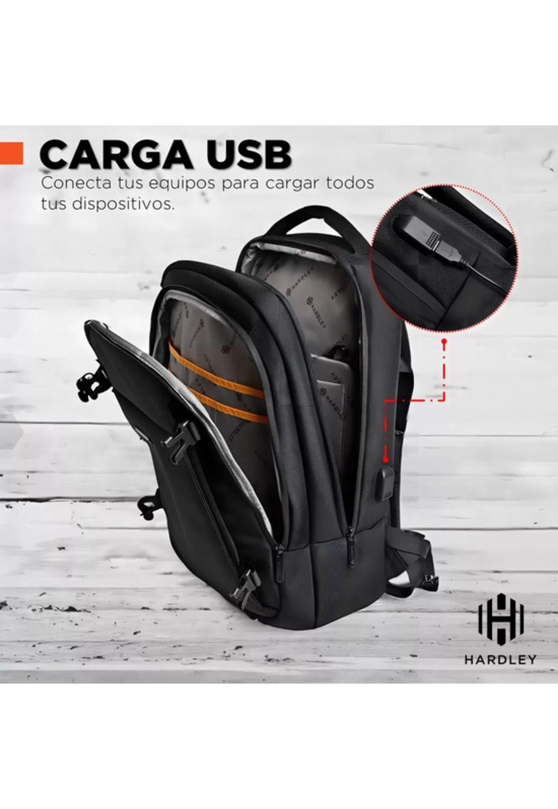 Bolso Morral Portátil Hardley Scotland 1 20L Negro-3