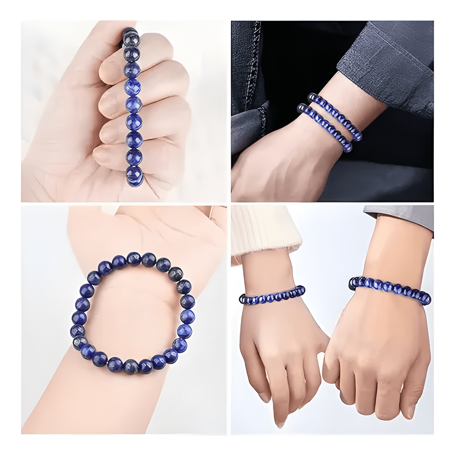 Pulsera lapislazuli original piedra sabiduría #17-2