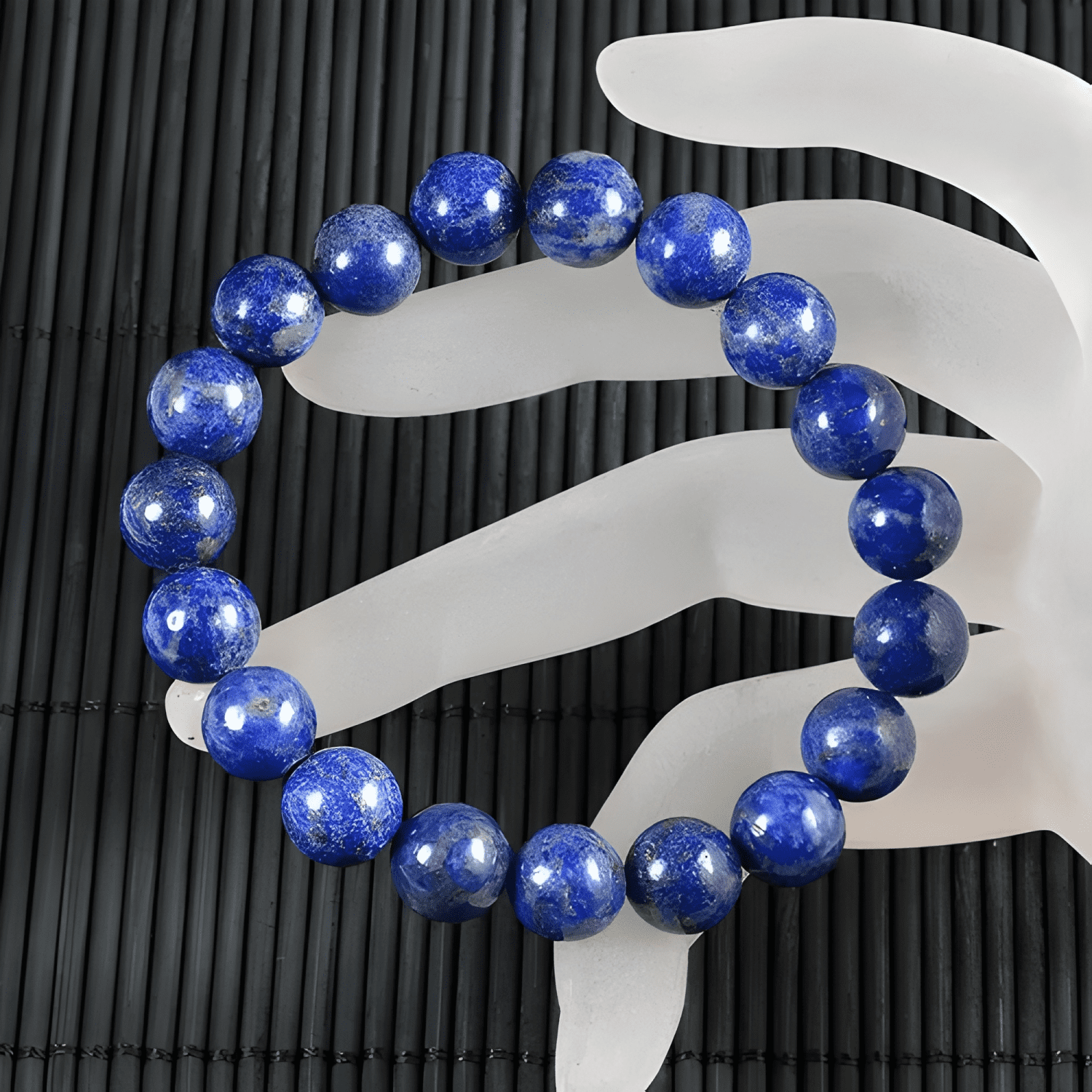 Pulsera lapislazuli original piedra sabiduría #17-4