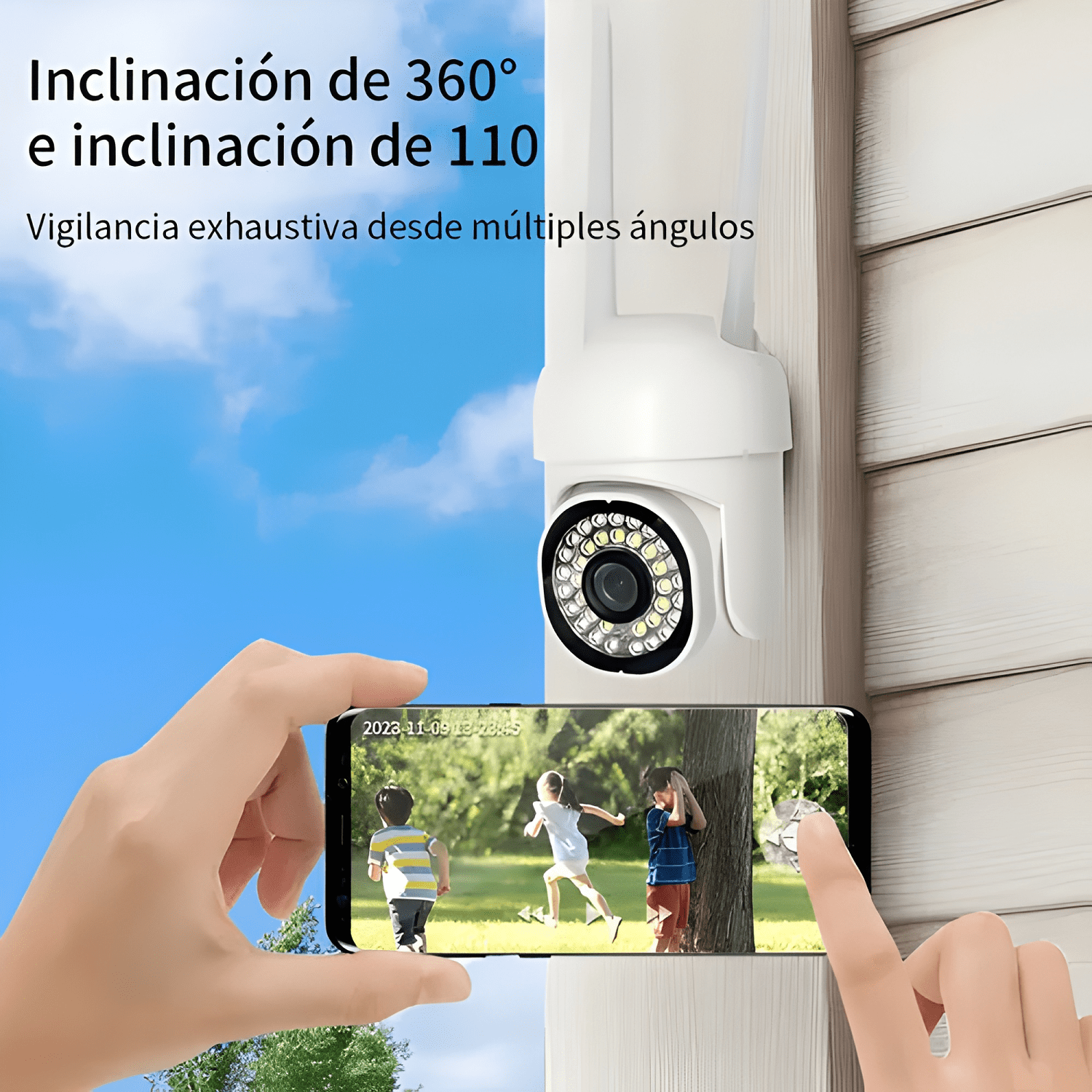 Cámara Supercenter Hogar Wifi Hd 1080p Ptz 2 Unidades Ultra-1