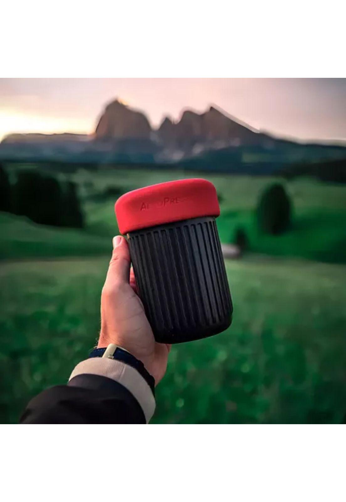 Cafetera portátil AeroPress Go manual gris-3