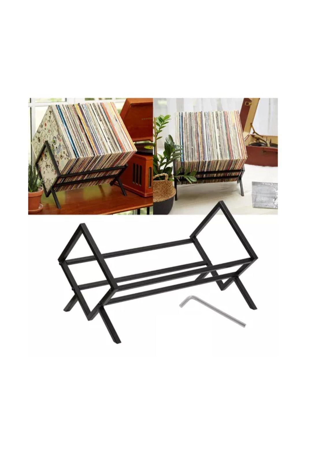 Soporte Estantería Almacenamiento Discos Vinilo-4