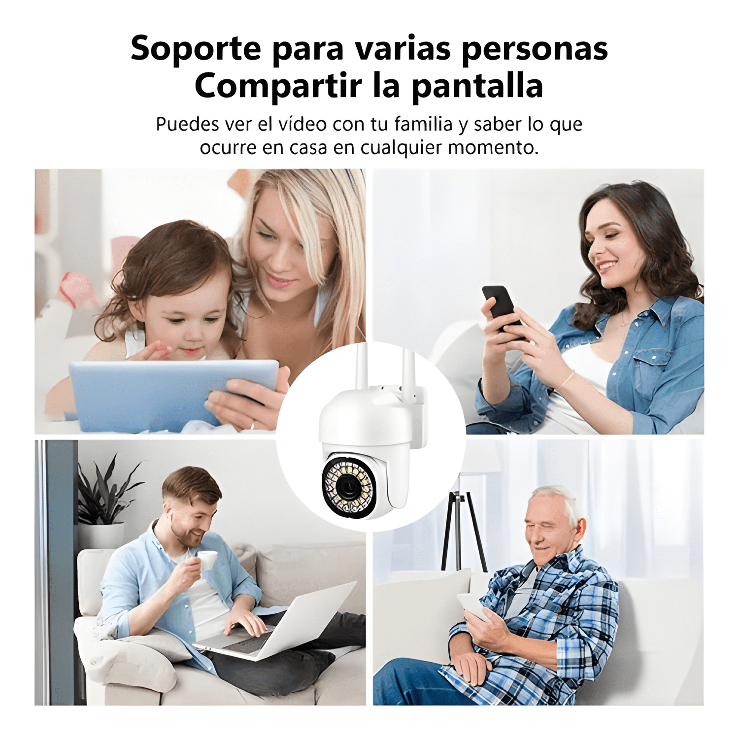 Cámara Ip Wifi Exterior Okaeri Inalámbrica 1080hd-4