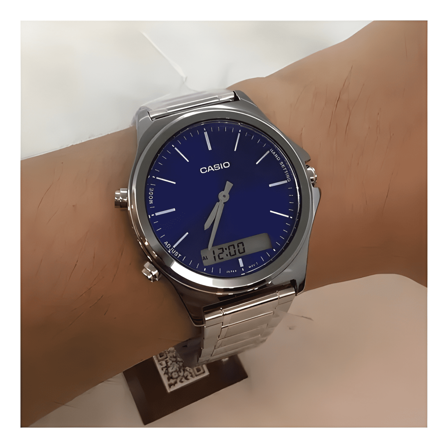 Reloj casio mtp-vc01d-2e de hombre digital y análogo con-3
