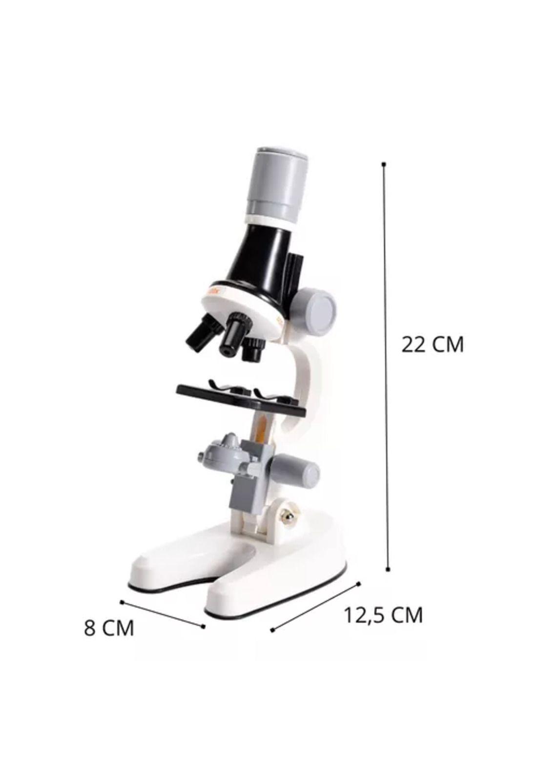 Microscopio educativo con accesorios para niños, 1200x-4