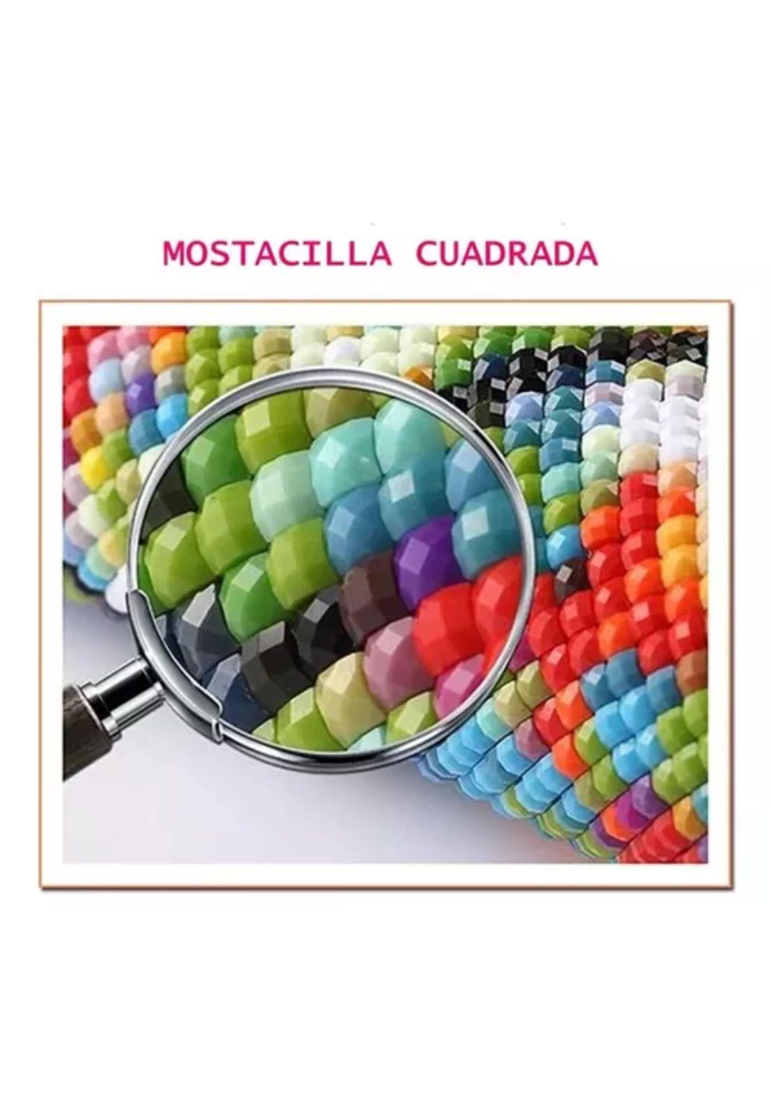 Kit de bordado de pintura diamante 5D por número, mandala, 30x30 cm-3