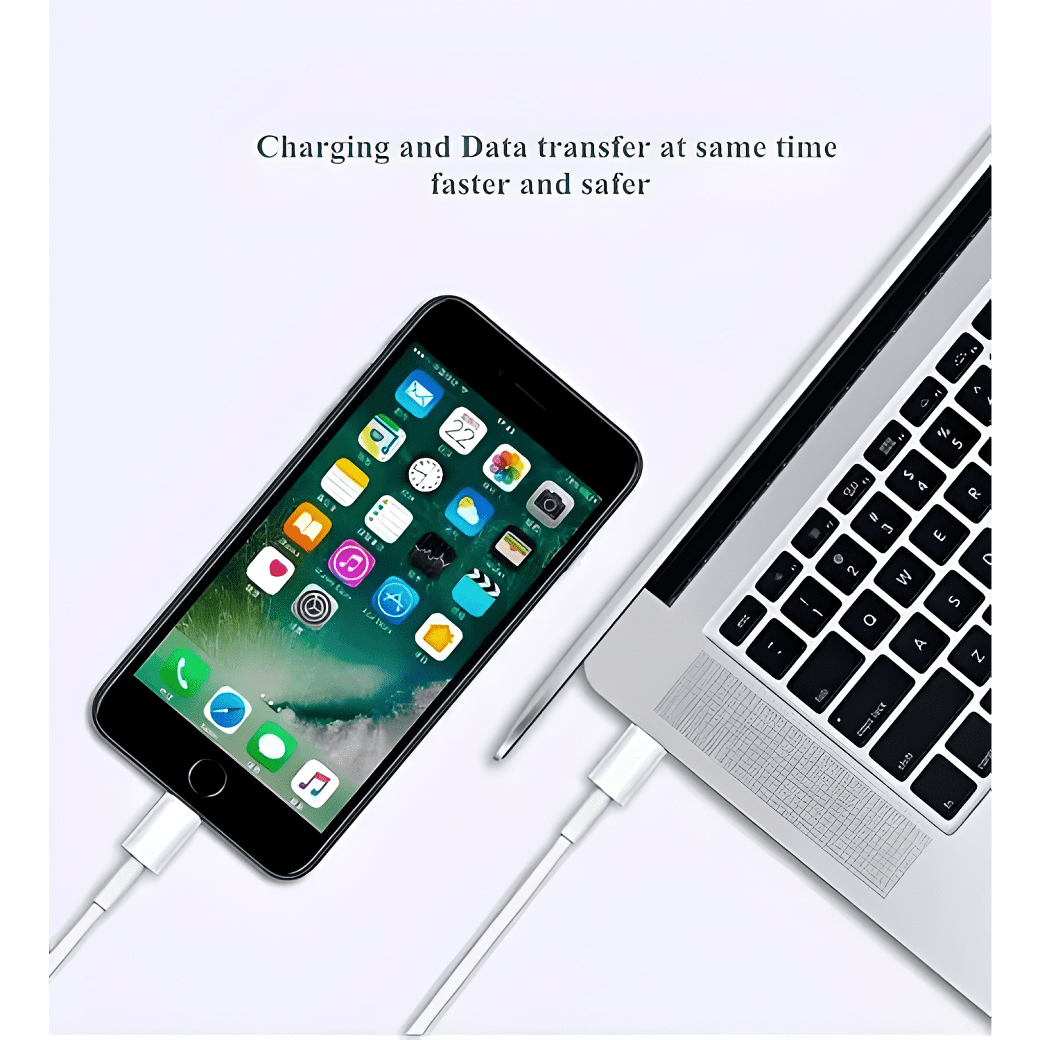 Cable para iphone carga turbo tipo c a lightning 1 metro-4