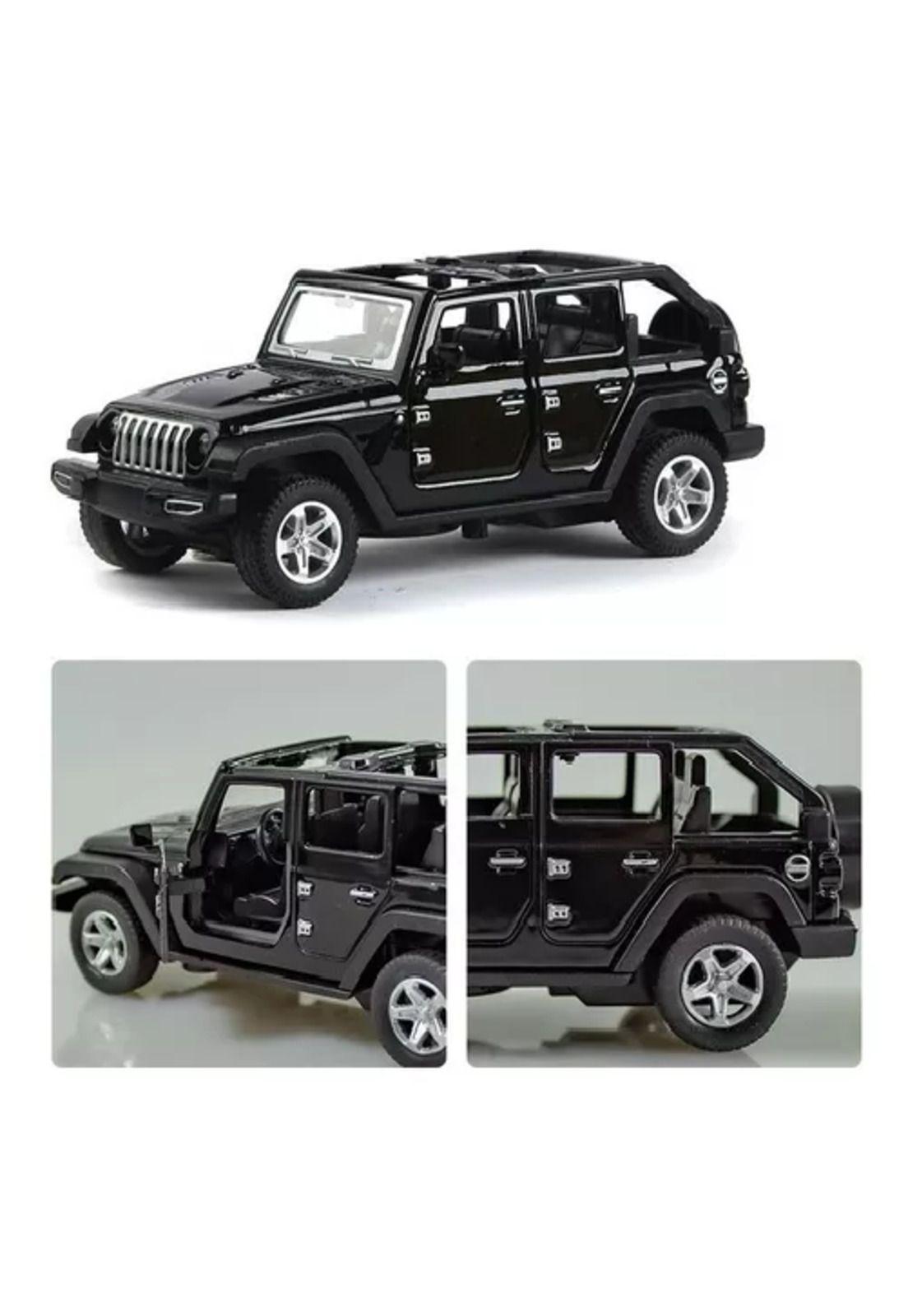 Jeep Wrangler Rubicon negro, todo terreno, convertible-1