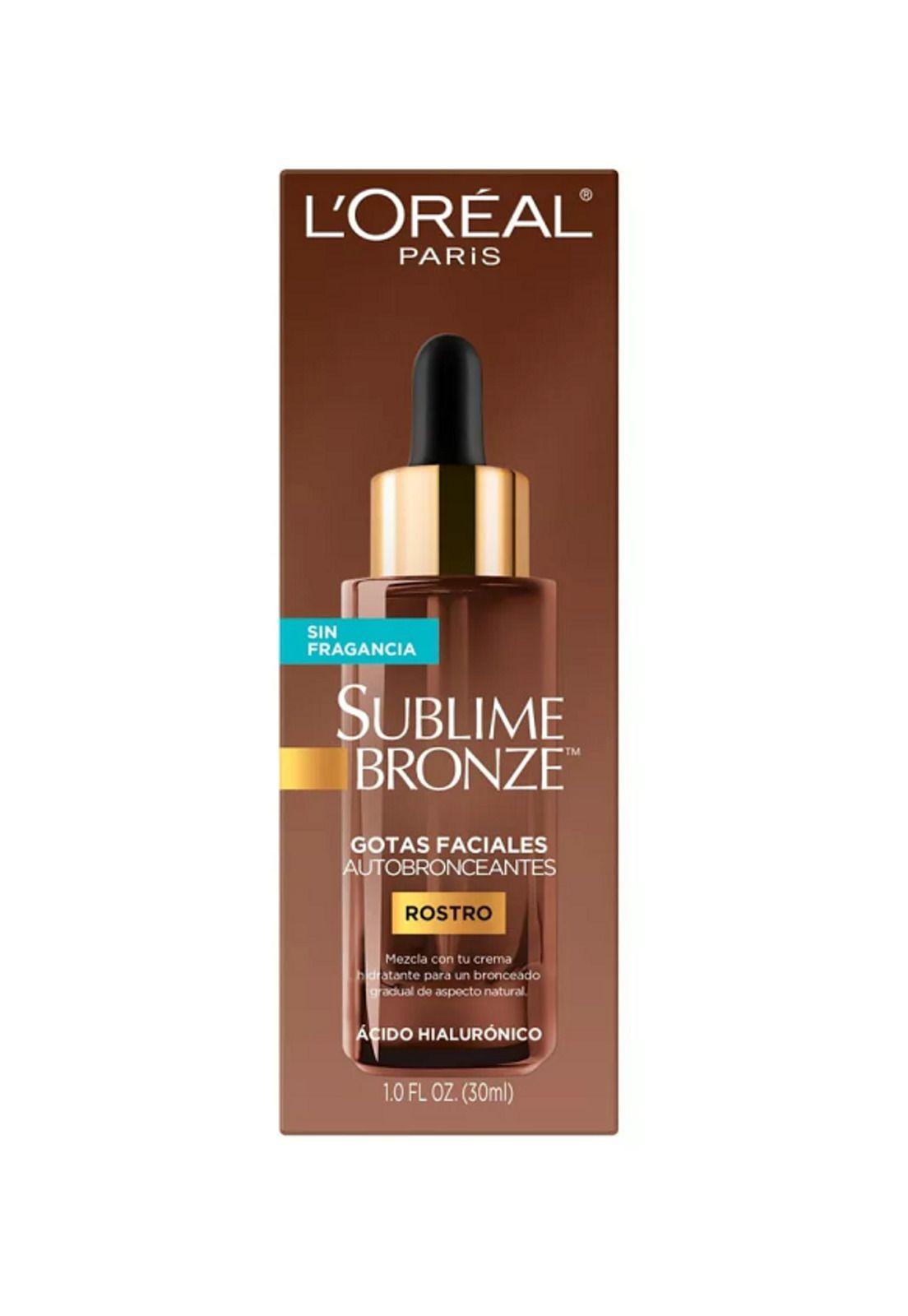 Autobronceante L'Oréal Gotas Faciales Sublime Bronze 30ml-0
