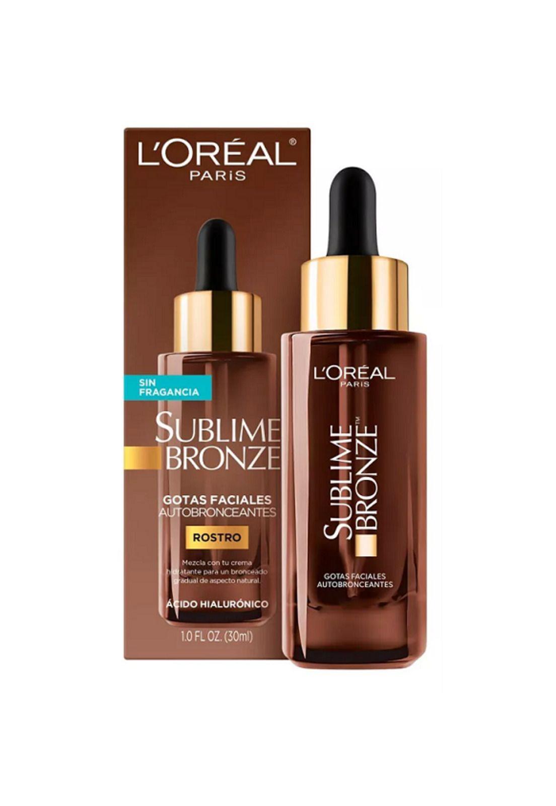 Autobronceante L'Oréal Gotas Faciales Sublime Bronze 30ml-1