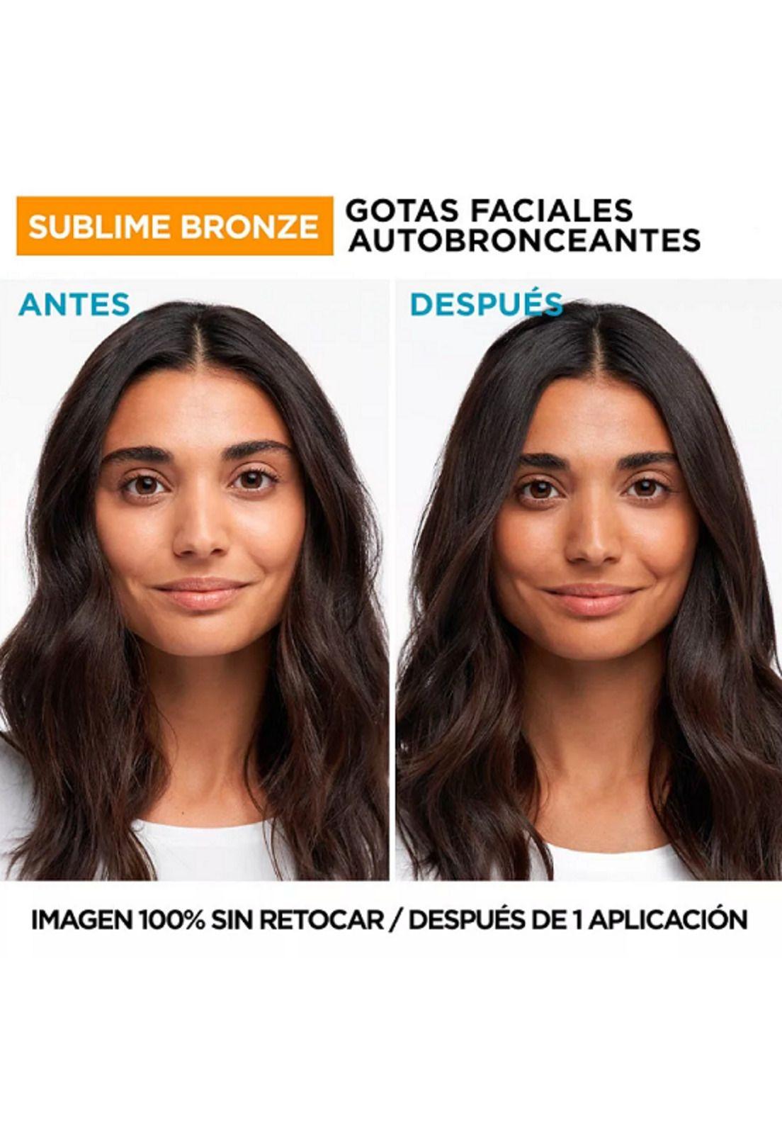 Autobronceante L'Oréal Gotas Faciales Sublime Bronze 30ml-4