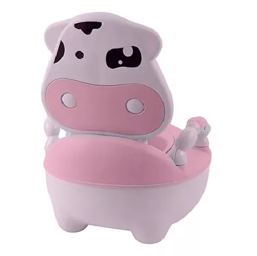 Pelela bacinica baño infantil-niños diseño de vaquita cojín-2