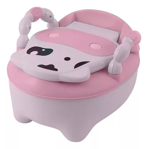Pelela bacinica baño infantil-niños diseño de vaquita cojín-3