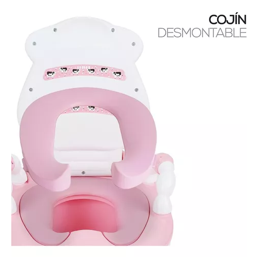 Pelela bacinica baño infantil-niños diseño de vaquita cojín-5