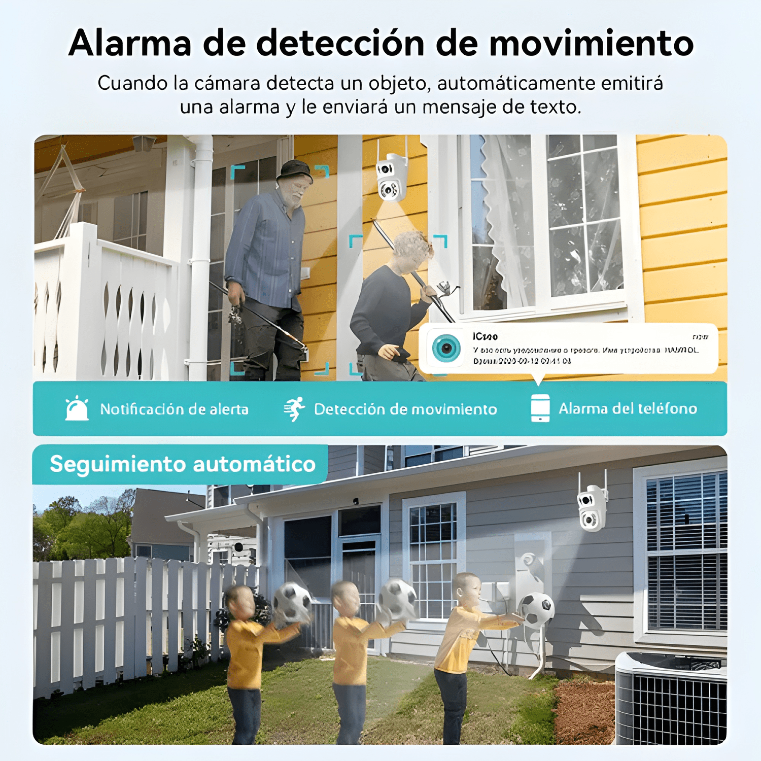 Cámara de Seguridad Wifi Exterior 8mp Doble Lente y Blanco-4