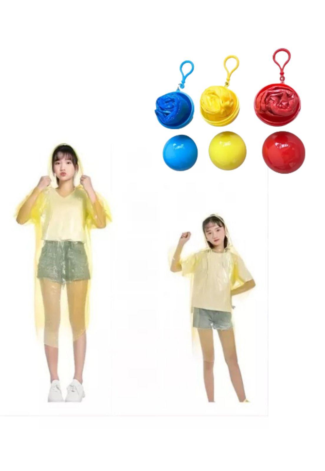 Poncho Capa Impermeable Ultraliviano Portátil Estilo Llavero-5