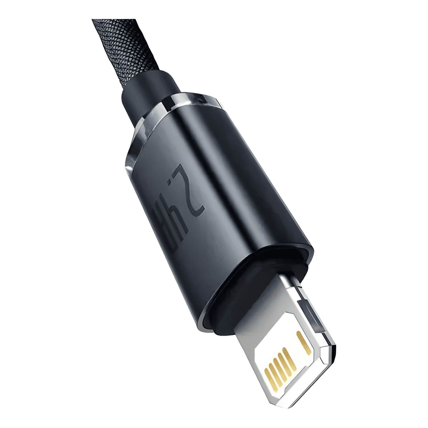 Cable para iphone 2 mts usb-a a tipo lightning carga Negro-2
