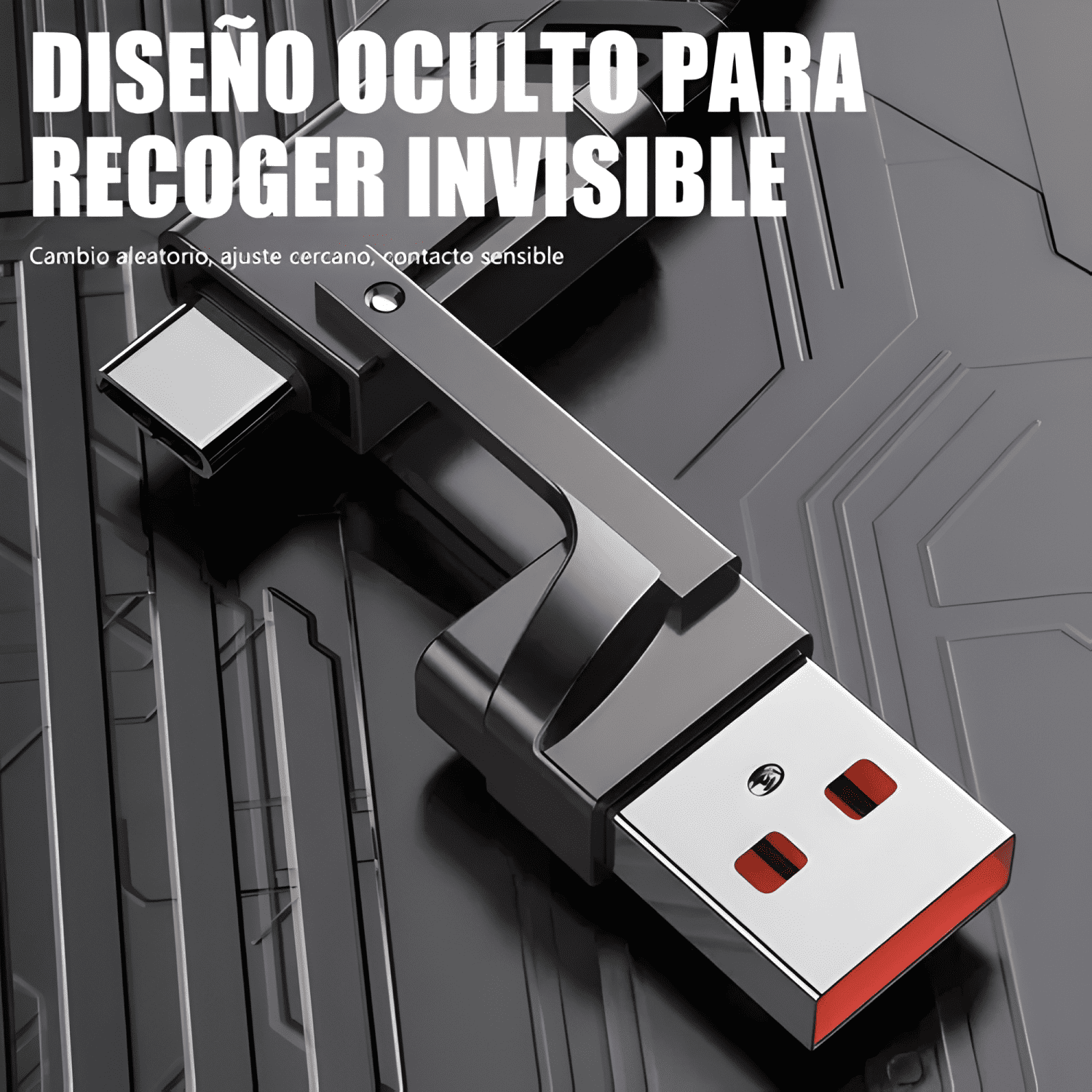 Cable 66w 4en1 lightning type c carga rápida iphone android-4