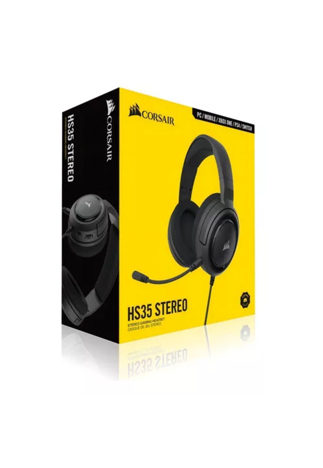 Auriculares gamer Corsair HS35 stereo carbon negro-6