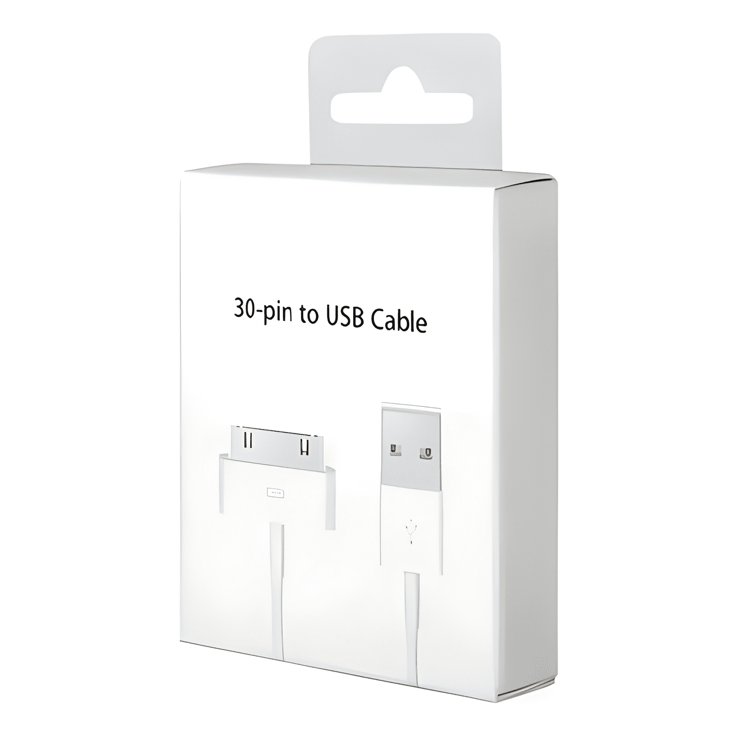 Cable USB compatible iphone 4 4s ipad2 3 30 pines 1 metro #2-2
