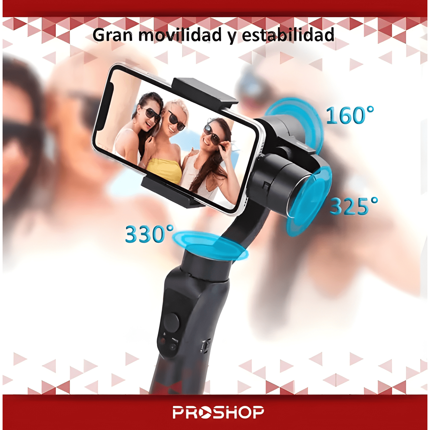 Estabilizador Gimbal 3 Axis Celular Steadycam Iphone Samsung-2