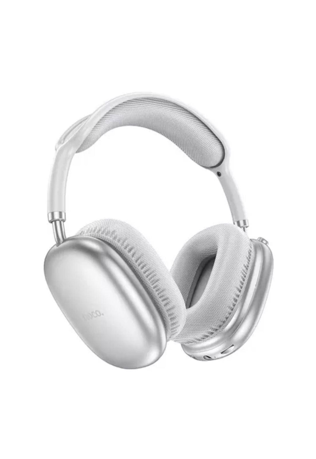 Audífono Bluetooth Hoco W35 Air 45hrs para iPhone o Android plata-2