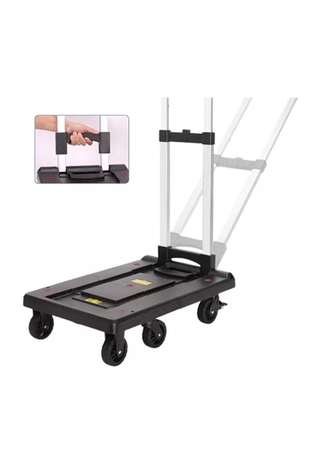 Carro de carga plagable tipo plataforma 300 k color negro-3