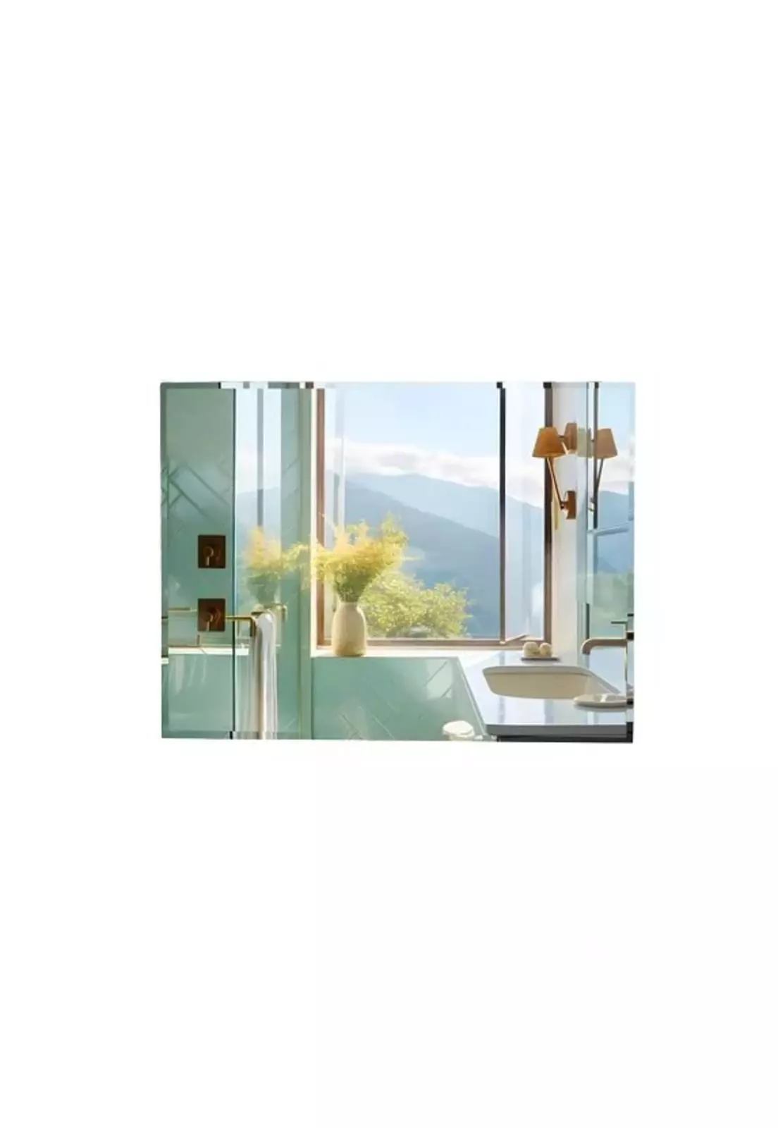 Espejo Rectangular Simple Joytek 60x45cm Entx1009a-1