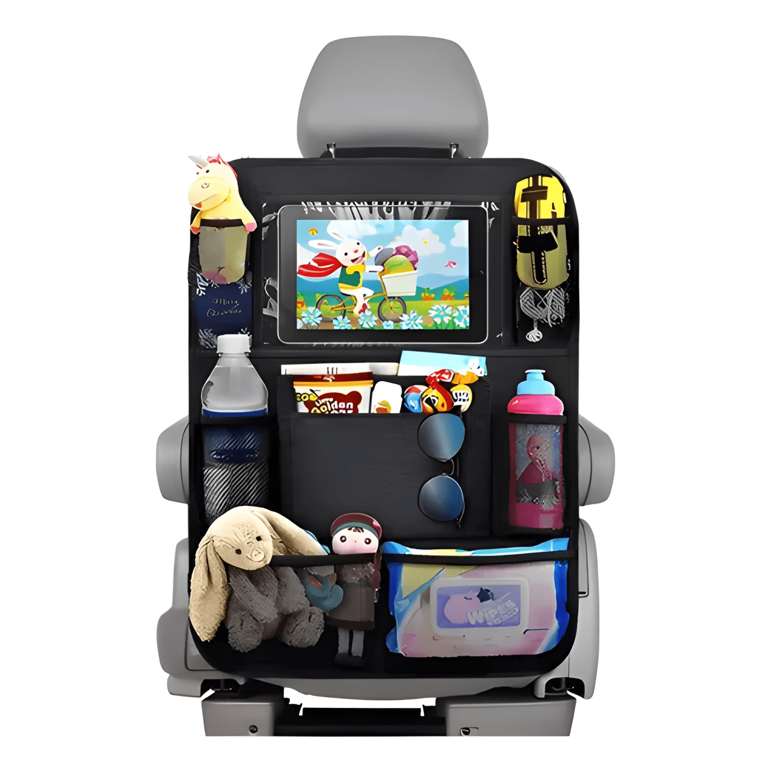 Pack 2 Organizador De Asiento Trasero Con Soporte( ) Ne #484-1