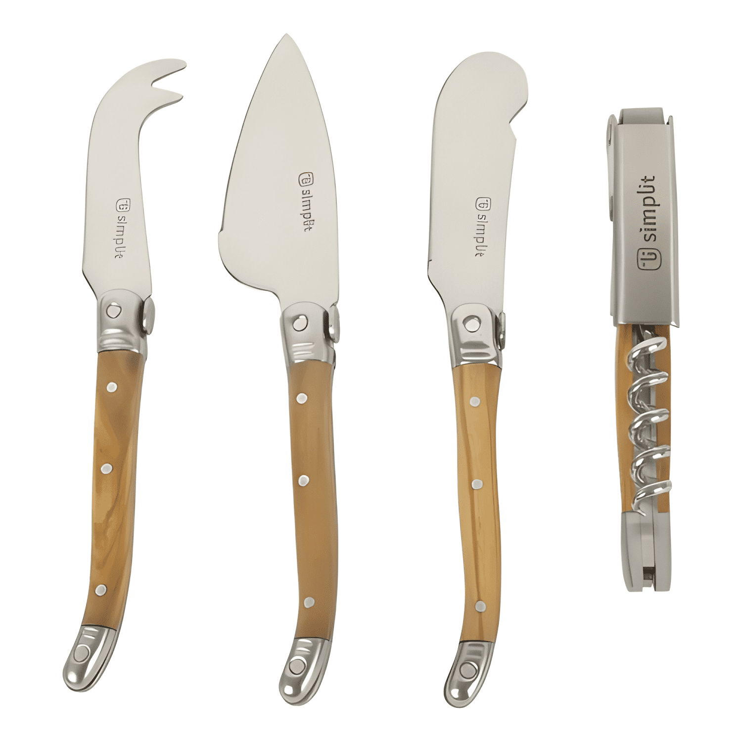 Set cuchillos para queso 4 pcs-0