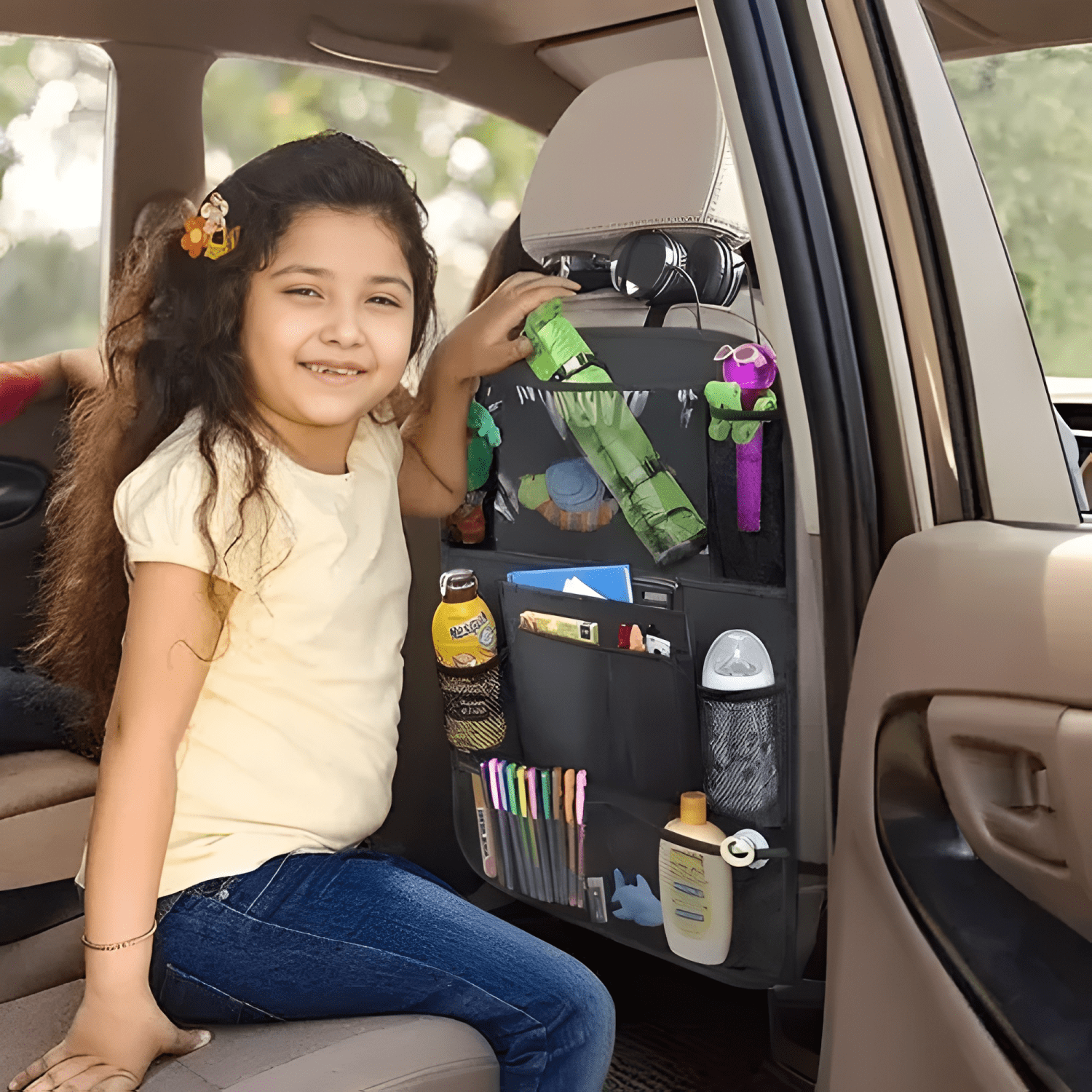 2 Unidades Organizador De Coche Para Asiento-3