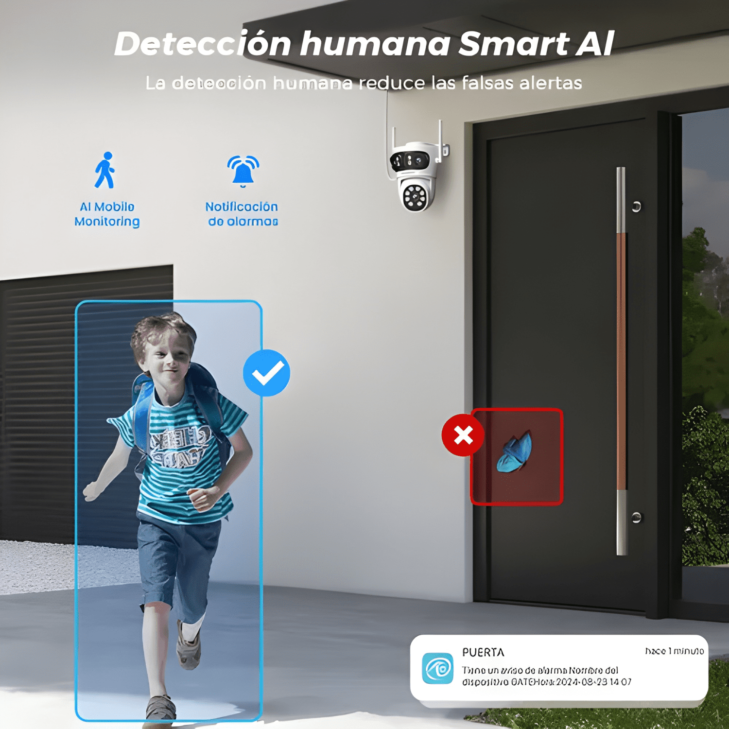 Cámara de Seguridad Anberx A9qq Exterior Wifi 15mp 3 Blanco-2