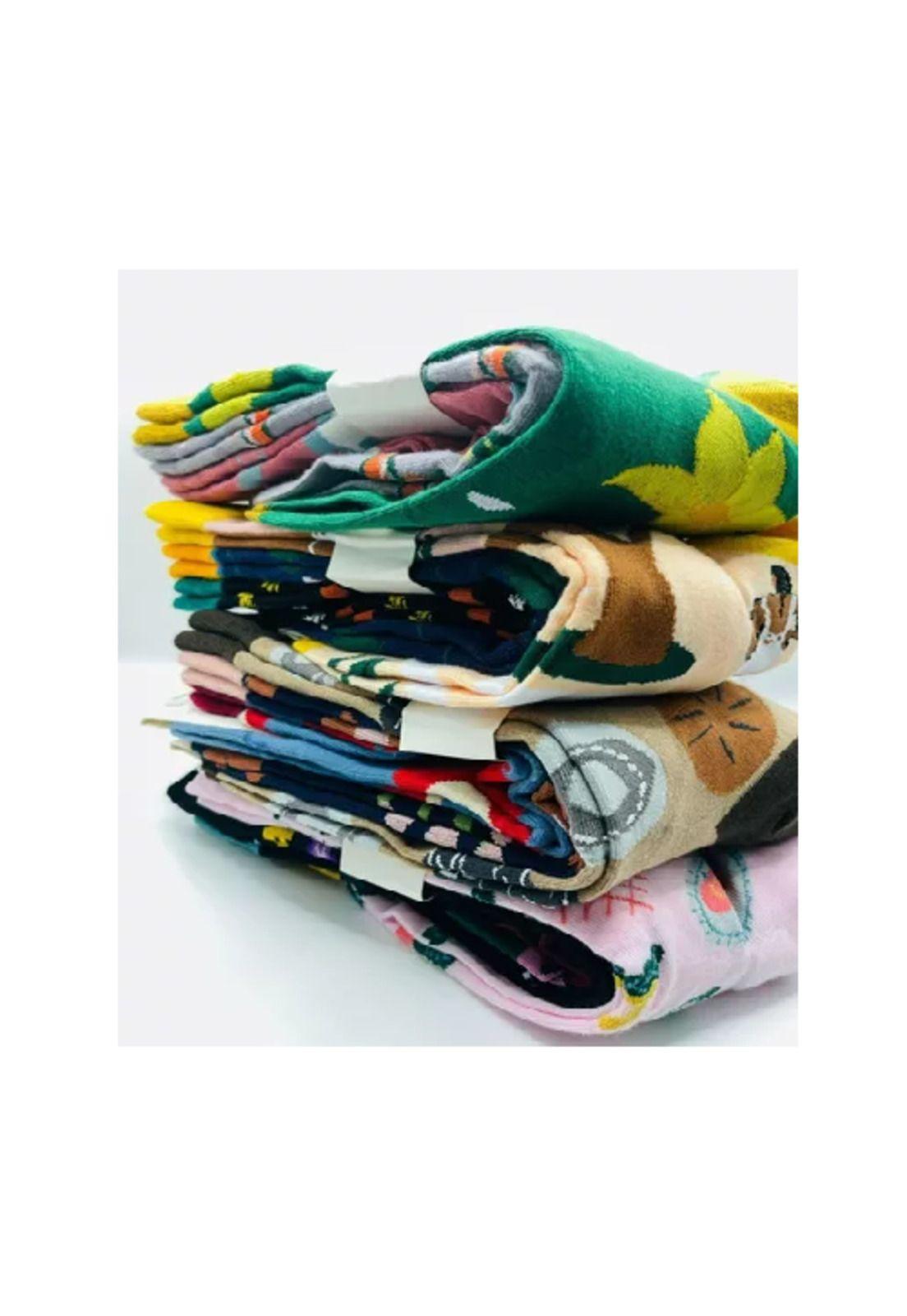 Pack de 12 pares de calcetines de mujer Lola, con diseño, multicolor-2
