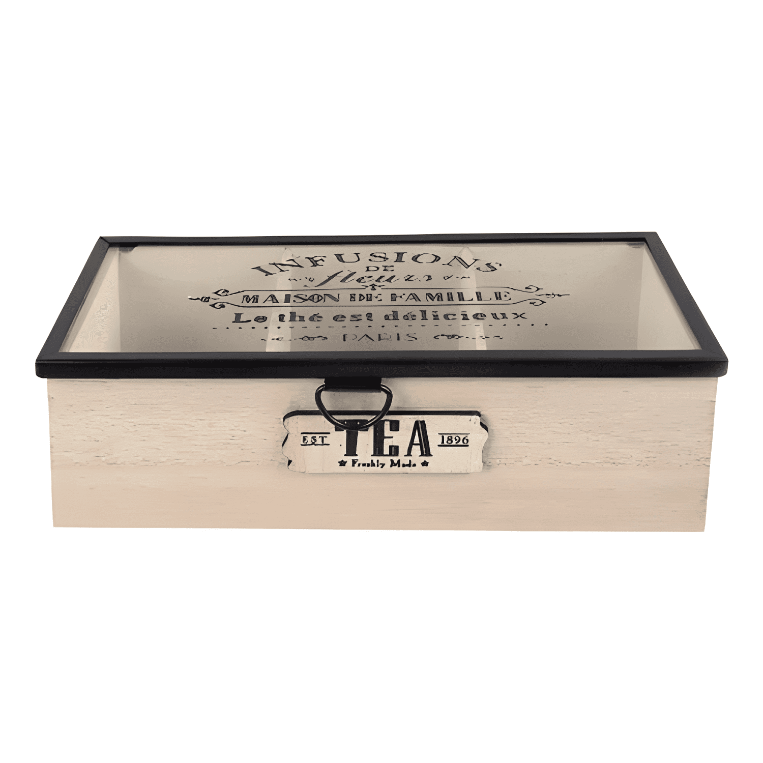 Caja de té infusión 3 divisiones 24x8x9cm-1
