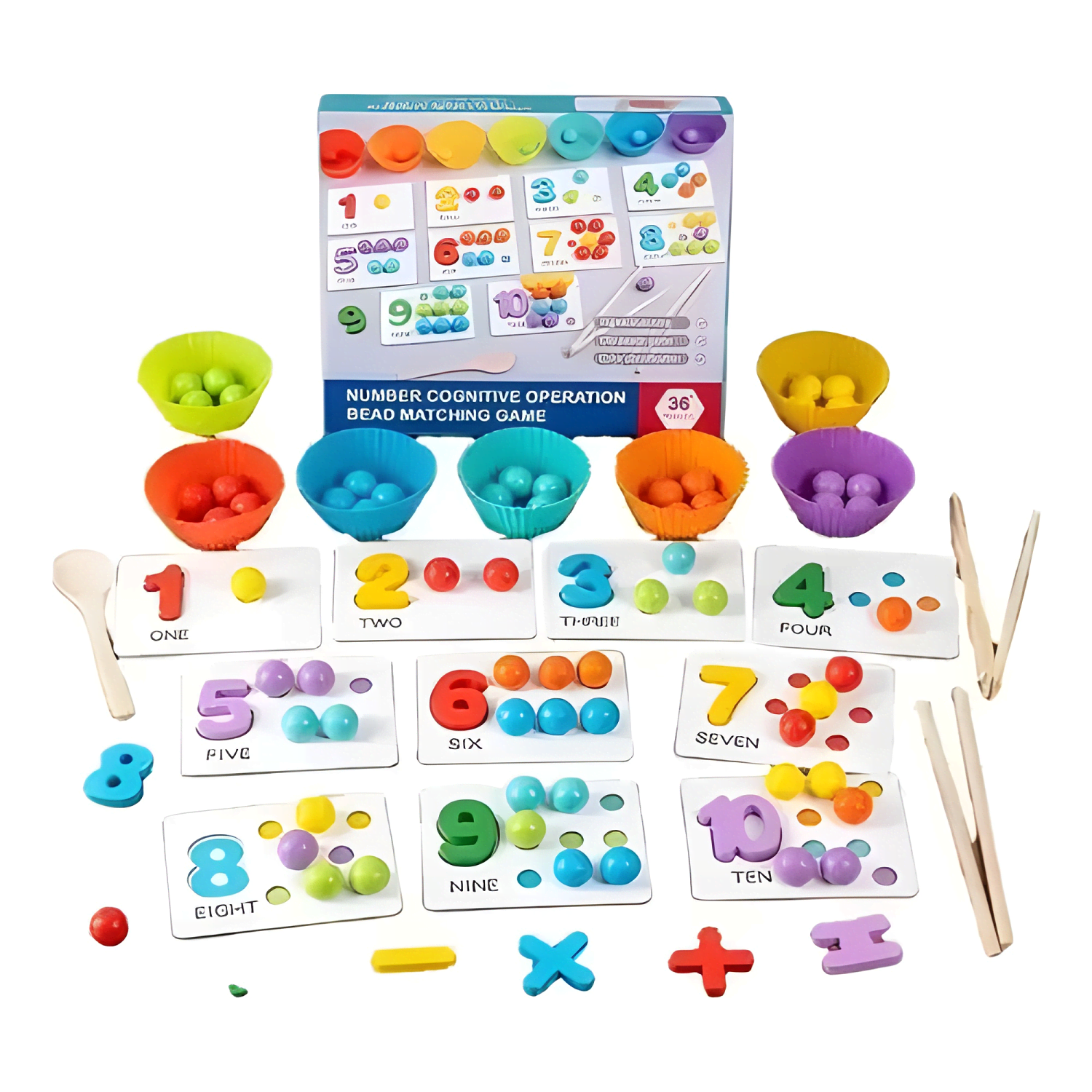 Juego montessori matemáticas didáctico de madera motricidad-3