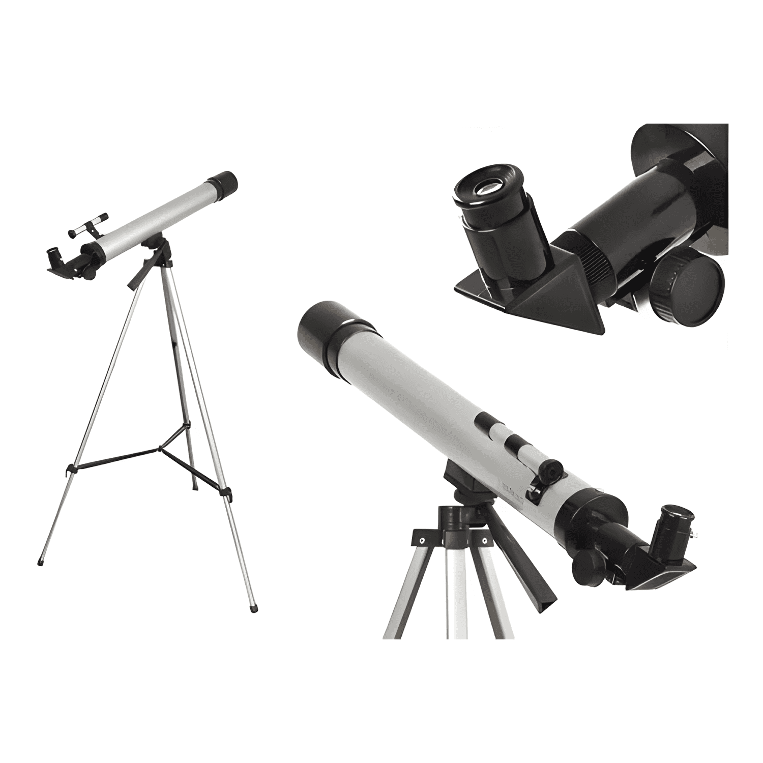 Telescopio Astronómico Refractor F60050 con Plateado-2