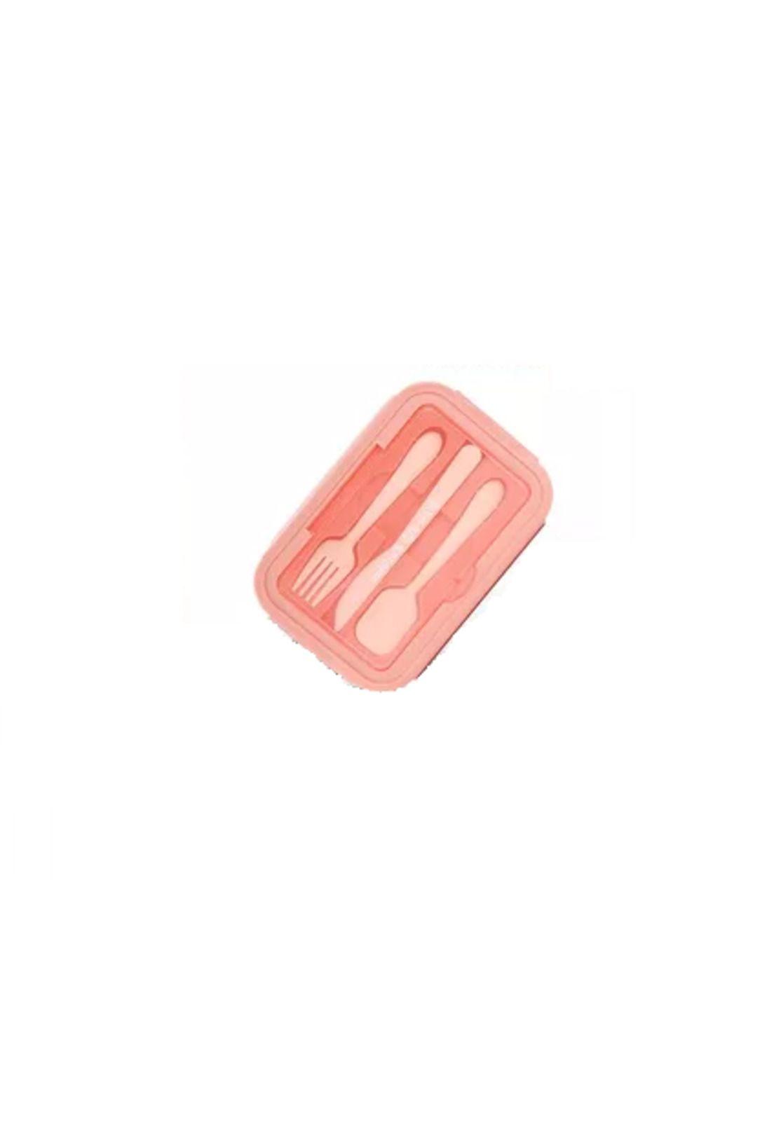 Set lonchera térmica escolar 28 piezas para niños color rosado-0