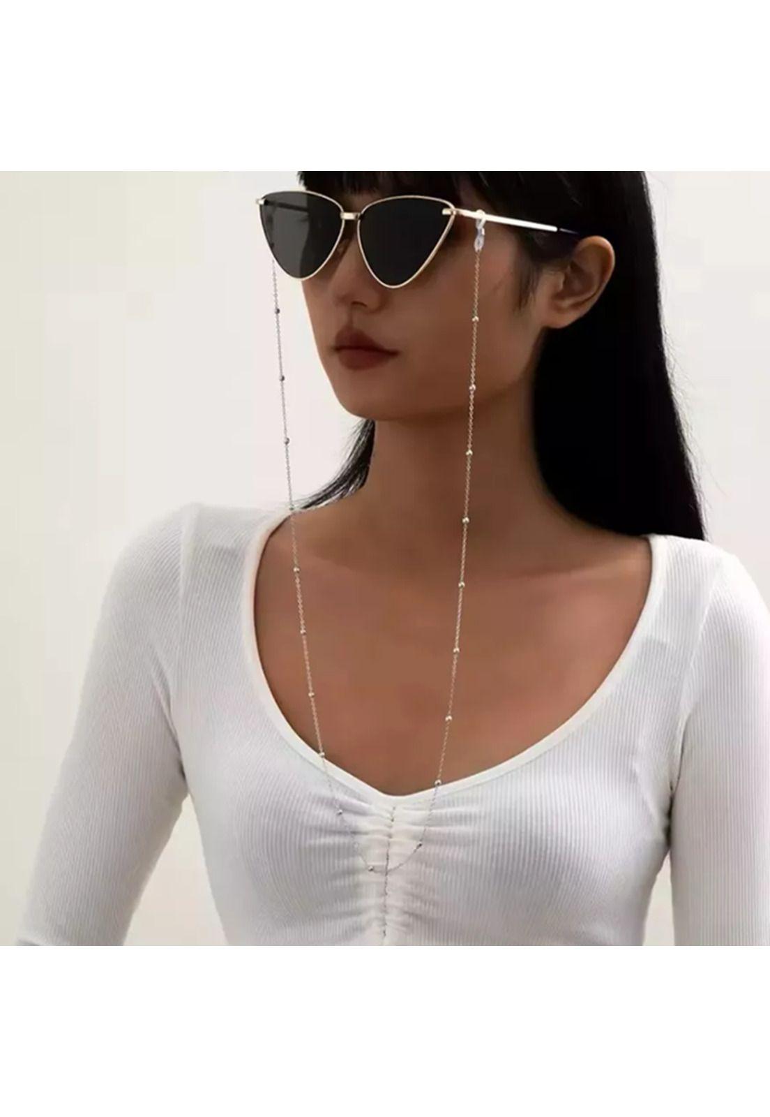 Correa strap sujetador de acero para lentes adultos-2