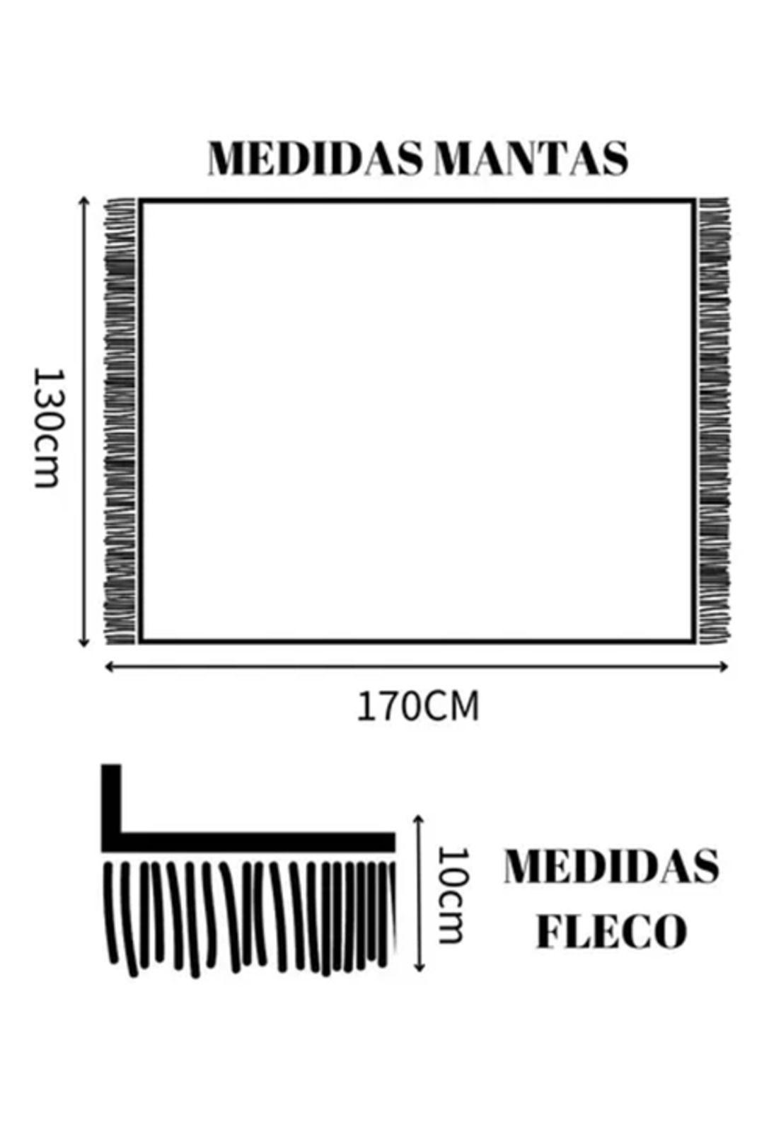 Manta decorativa tejida para sillón, piecera o cama color coral-2