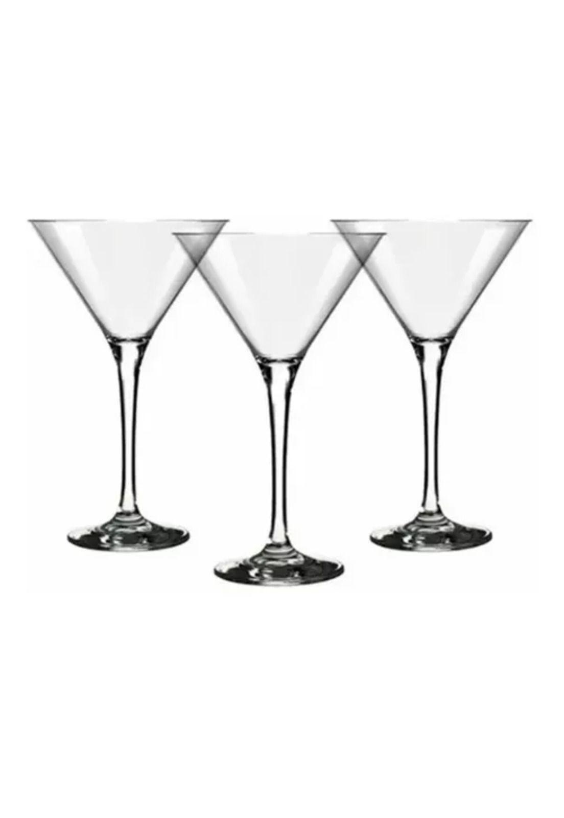 Copa Martini de vidrio para cóctel, 8.5 oz / 100 ml, set de 6 piezas, Nadir-2