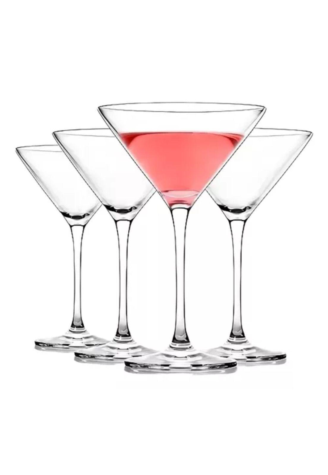 Copa Martini de vidrio para cóctel, 8.5 oz / 100 ml, set de 6 piezas, Nadir-4