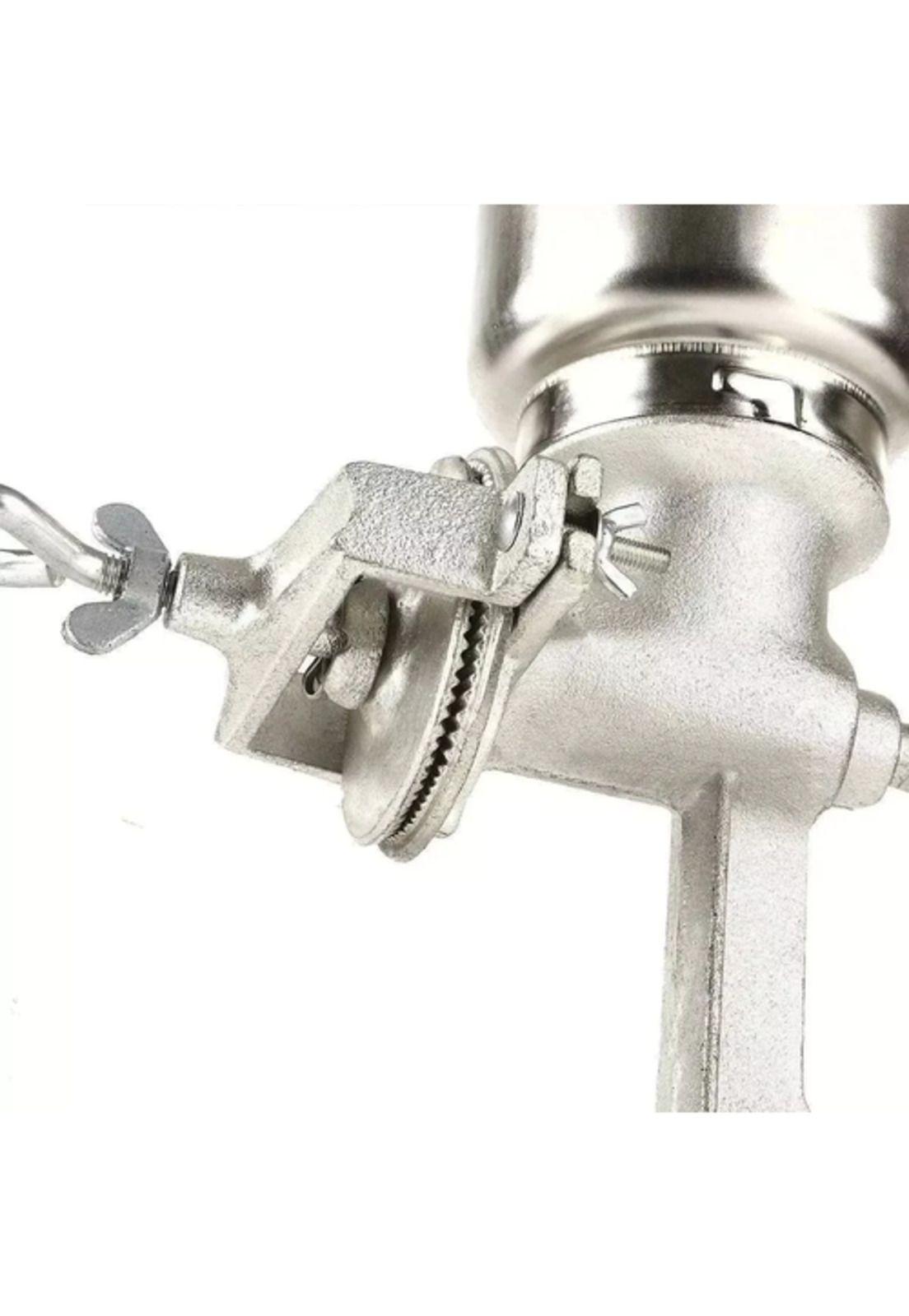 Molino manual metálico choclo maíz café color plata-3