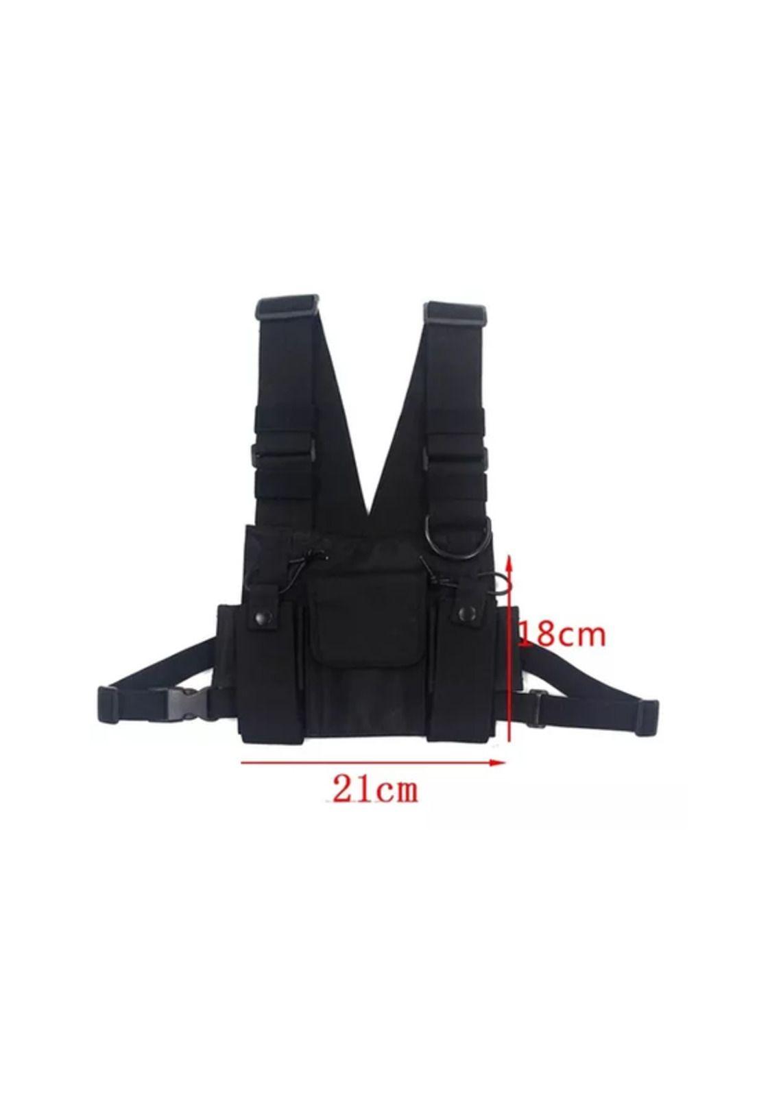 Chaleco Táctico Militar Pechera Porta Radio, Chaleco Radio-3