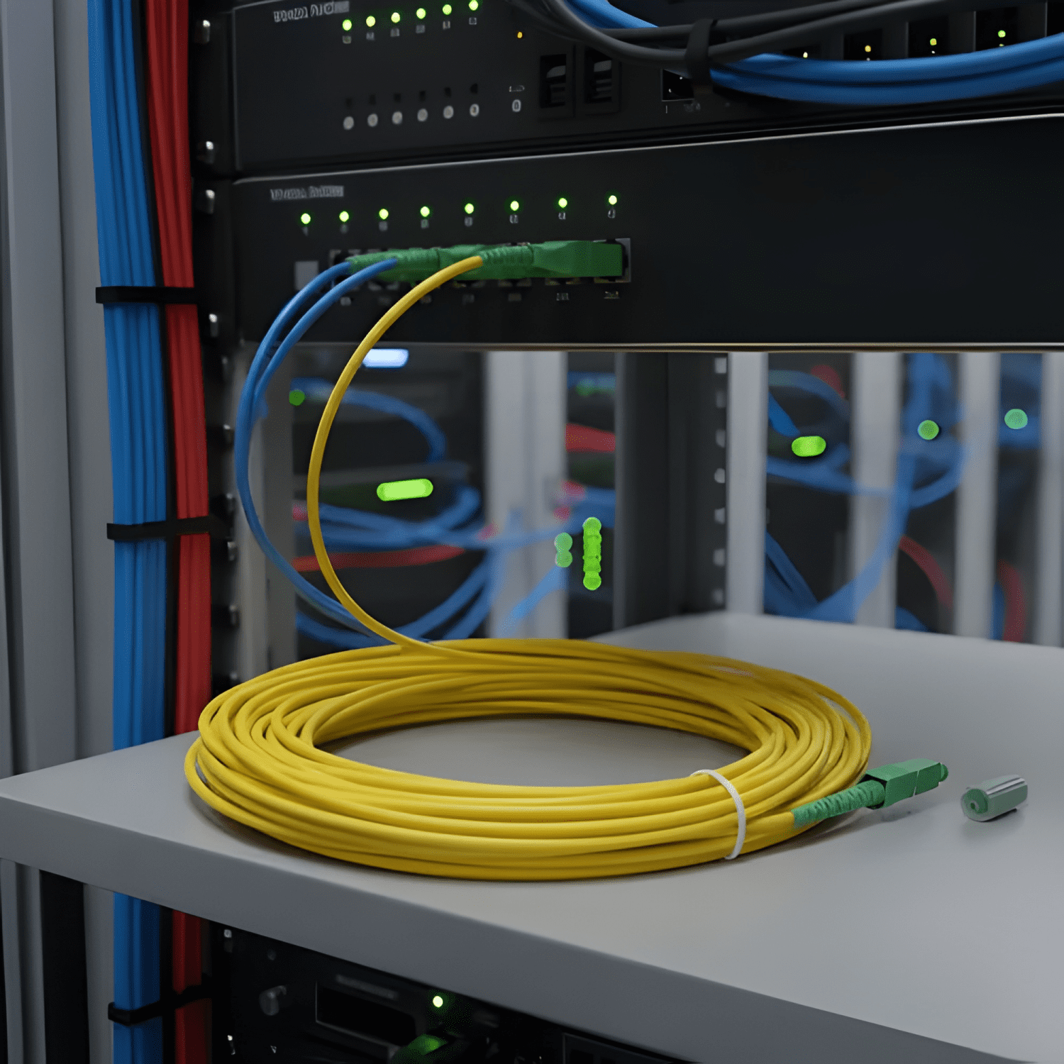 Cable Patch Cord Fibra Optica Sc Apc 30m-2